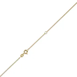 BNH Anker runden Halskette aus vergoldetem Sterlingsilber 42-45 cm x 1,1 mm