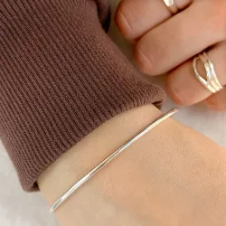 2 mm massiv BNH Armreif aus Silber