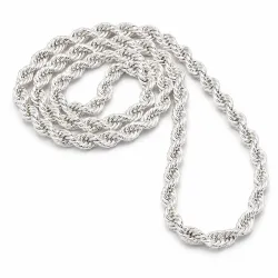 Bnh cordel-halskette aus silber 50 cm x 4,5 mm