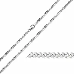 BNH Panzerhalskette aus Silber 42 cm x 2,7 mm