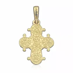 13 x 15 mm Gold Dagmarkreuz aus 14 Karat Gold - Amoré