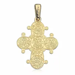 17 x 20 mm Dagmarkreuz aus 14 Karat Gold - Amoré