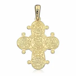 21 x 25 mm Gold Dagmarkreuz aus 14 Karat Gold - Amoré