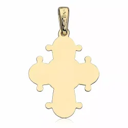 17 x 20 mm Dagmarkreuz aus 14 Karat Gold - Amoré