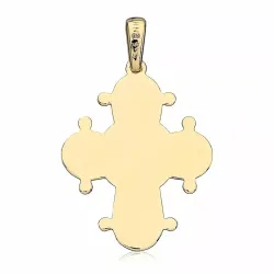 21 x 25 mm Gold Dagmarkreuz aus 14 Karat Gold - Amoré