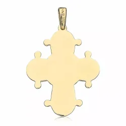 25 x 30 mm Dagmarkreuz aus 14 Karat Gold - Amoré