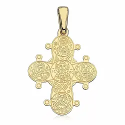 17 x 20 mm Gold Dagmarkreuz aus 8 Karat Gold - Amoré