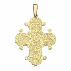 25 x 30 mm Dagmarkreuz aus 8 Karat Gold - Amoré