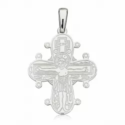 21 x 25 mm Dagmar-Kreuz mit Vater Unser aus Silber