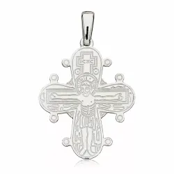 21 x 25 mm Dagmar-Kreuz mit Vater Unser aus Silber - Amoré
