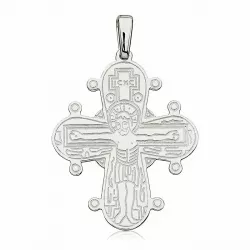 25 x 30 mm Dagmar-Kreuz mit Vater Unser aus Silber
