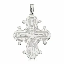 25 x 30 mm Dagmar-Kreuz mit Vater Unser aus Silber - Amoré