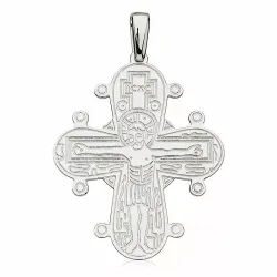 29 x 35 mm Dagmar-Kreuz mit Vater Unser aus Silber - Amoré