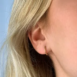 15 mm BNH Kreole in 14 Karat Gold