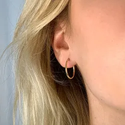 20 mm BNH Kreole in 8 Karat Gold