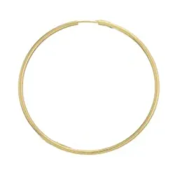 60 mm 1/2 Paar Kreole in 8 Karat Gold