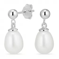 Perle ketten ohrringe in Silber