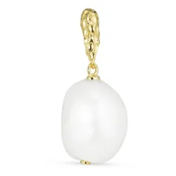 Perle Anhänger aus vergoldetem Sterlingsilber