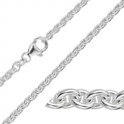 BNH Anker runden Halskette aus Silber 50 cm x 2,9 mm
