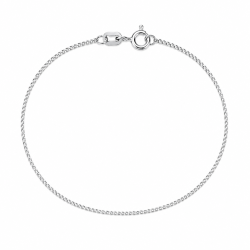 BNH Panzerarmband aus Silber 21 cm x 1,3 mm