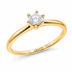 0,50 ct lab grown Diamant Solitärring in 9 Karat Gold 0,50 ct