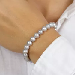 21 cm Perlenarmband mit Süßwasserperle.
