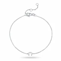 buchstab c Zirkon Armband aus Silber - My Letter