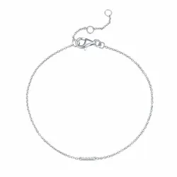 buchstab i Zirkon Armband aus Silber - My Letter