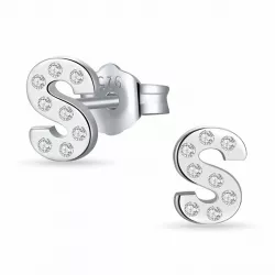 buchstab s Ohrringe in Silber