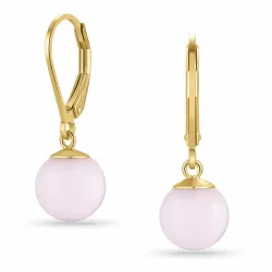 Ohrringe in vergoldetem Silber - Loom Stones