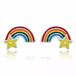 Regenbogen Ohrstecker in Silber - Little Ones