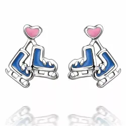 Schlittschuhe Ohrringe in Silber - Little Ones