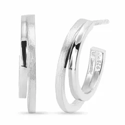 Halbkreolen in Silber