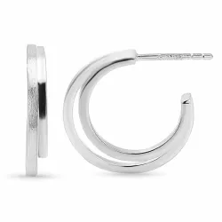 Halbkreolen in Silber