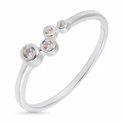 Zirkon Ring aus Silber - Bubbly Sparkle