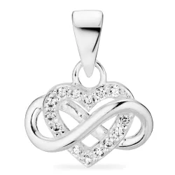 infinity Zirkon Anhänger aus Silber