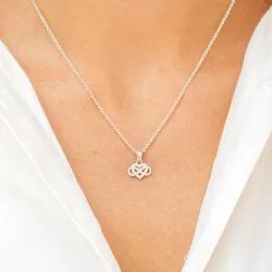 infinity Zirkon Anhänger aus Silber