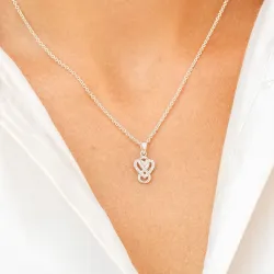 infinity Zirkon Anhänger aus Silber