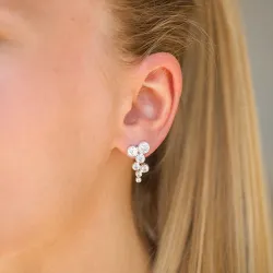 Zirkon Ohrringe in Silber - Bubbly Sparkle