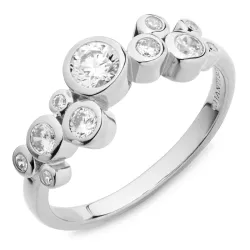 Zirkon Ring aus Silber - Bubbly Sparkle