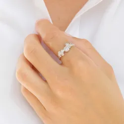 Zirkon Ring aus Silber - Bubbly Sparkle