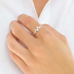 Zirkon Ring aus Silber - Bubbly Sparkle