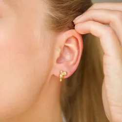 Kugel Ohrringe in vergoldetem Silber - Bubbly Pure