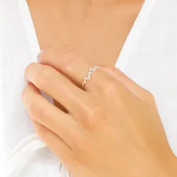 Kugel Ring aus Silber - Bubbly Pure