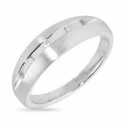 Diamant Ring aus Silber