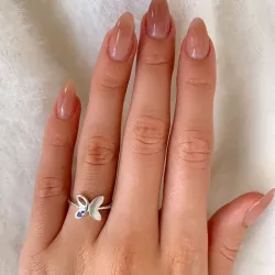 Schmetterling Ring aus Silber