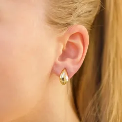 Ohrclips in vergoldetem Sterlingsilber