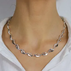 Halskette aus Silber  x 7,6 mm