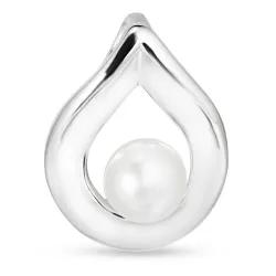 Tropfen Perle Anhänger aus Silber