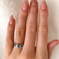 Saphir Ring aus Silber